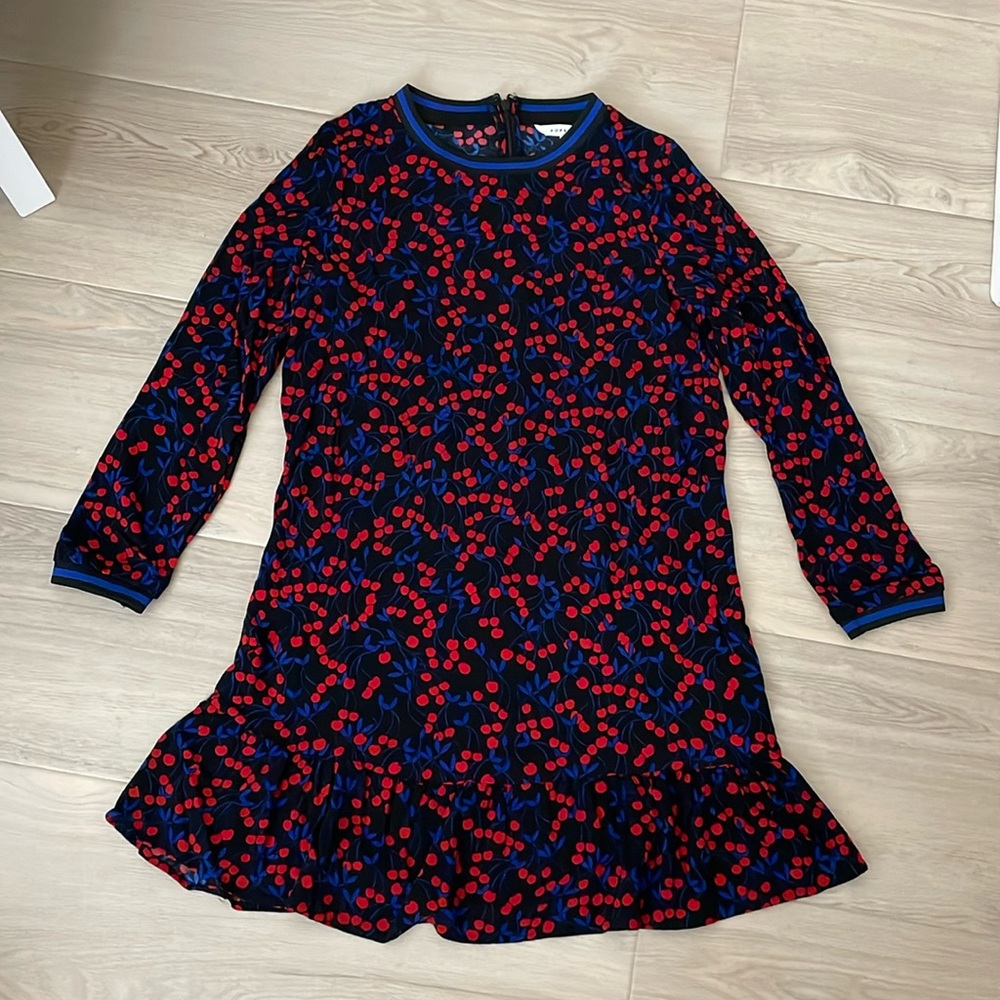 Popsugar Cherry Long Sleeve Dress - Size Medium